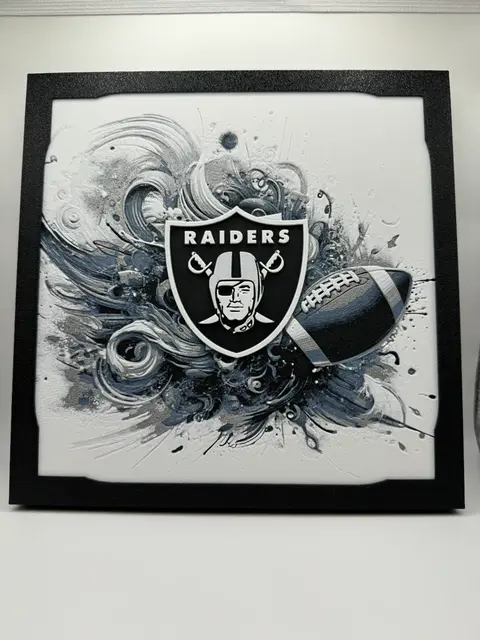 HueForge model: Las Vegas Raiders - NFL Hueforge by Canadian Gamer