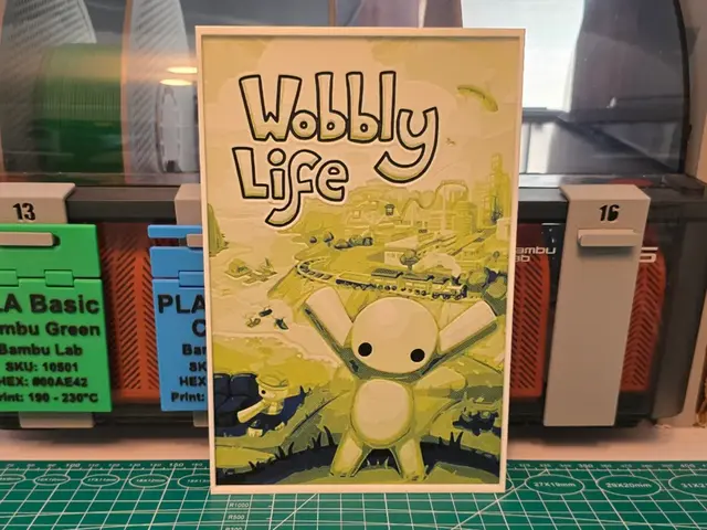 HueForge model: Wobbly Life Game Poster - Hueforge Art by Lumpy3D