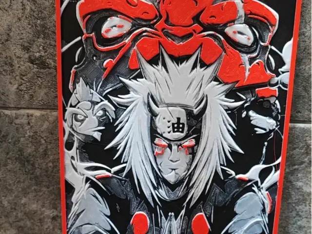 HueForge model: Jiraiya by Garuda3D