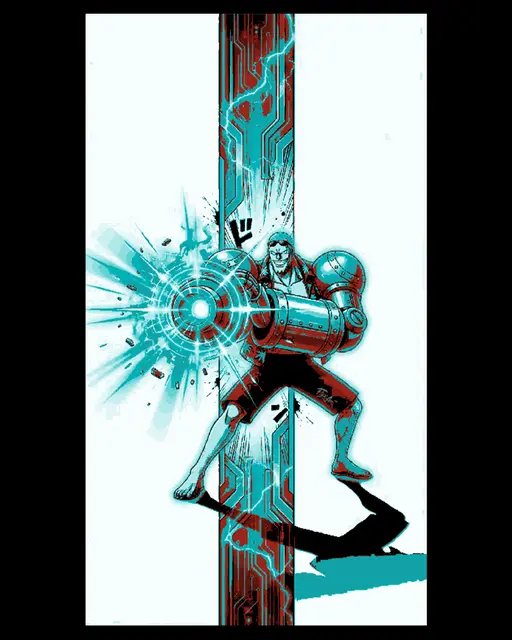 HueForge model: Fan Design of the character Franky from the anime One Piece - Hueforge Wall art by BooneCo3d