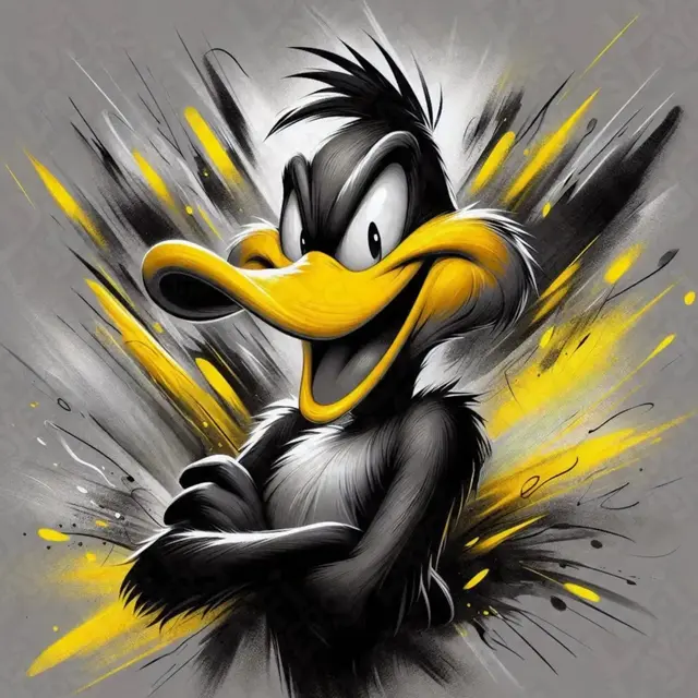 HueForge model: Daffy Duck Hueforge by LoFi Layers