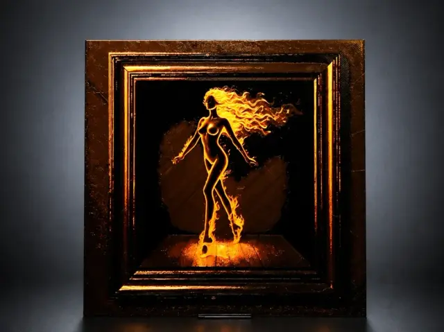 Canvas of Flames - The Burning Beauty