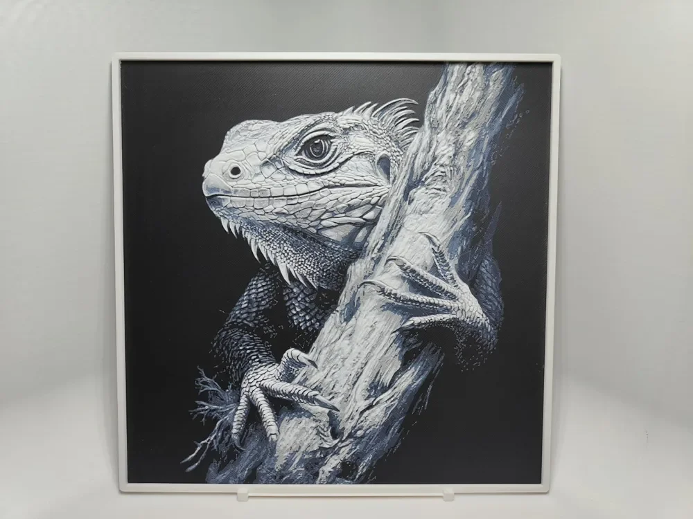 Iguana - Hueforge by BeaN HueForge model: Iguana - Hueforge by BeaN