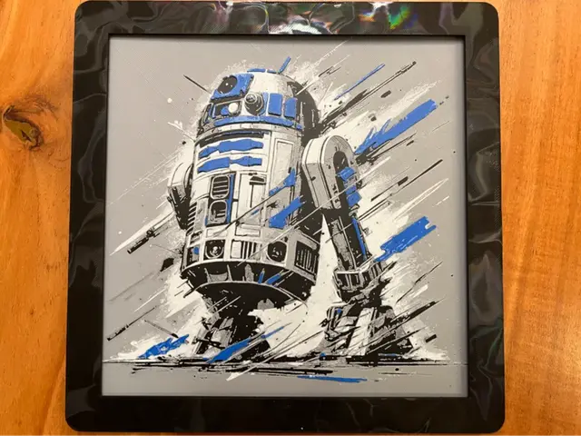 HueForge model: R2-D2 (2.0) by JustBe 3D Printing