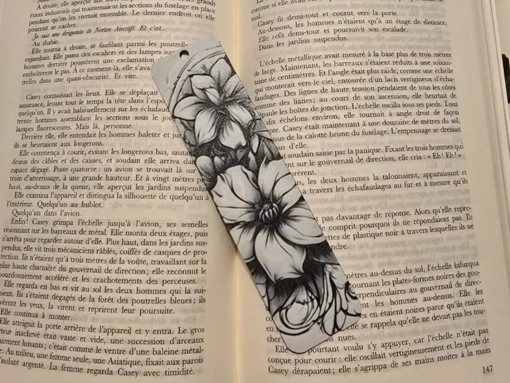 Bookmark Flowers by Kactus Fpv HueForge model: Bookmark Flowers by Kactus Fpv