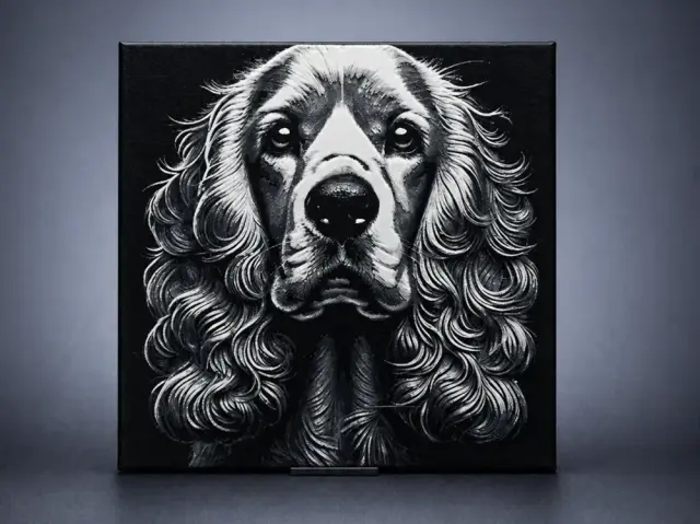 HueForge model: Cocker Spaniel dog by Aleksandr