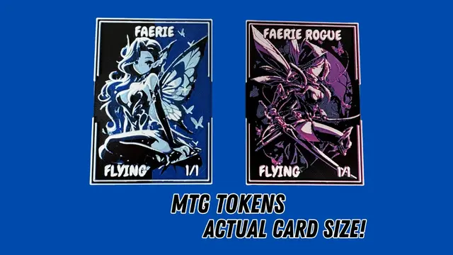 HueForge model: Faerie Tokens by Canadian Gamer