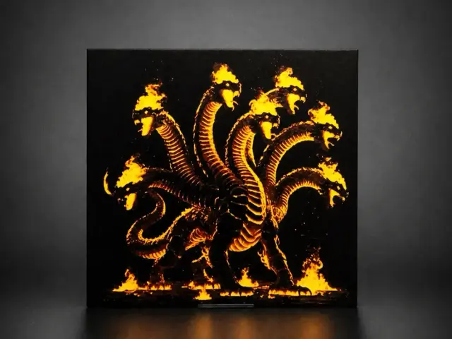 HueForge model: Hydra of Inferno - Sevenfold Wrath by Aleksandr