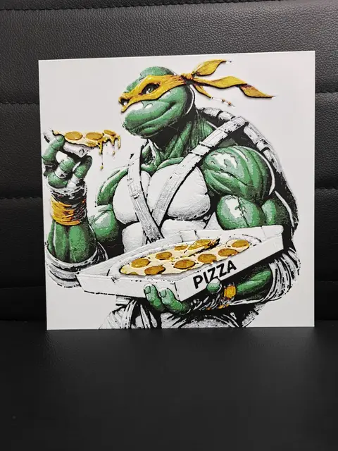 HueForge model: Michelangelo by TheHueforgeLady