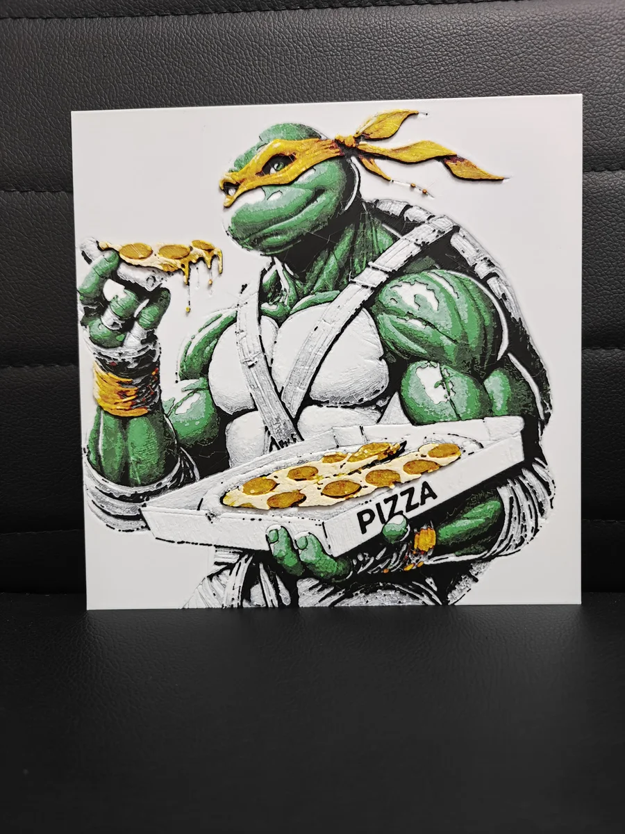 Michelangelo by TheHueforgeLady HueForge model: Michelangelo by TheHueforgeLady