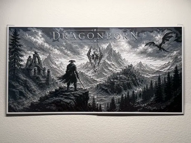 HueForge model: Skyrim Dragonborn HueForge by liv_3d
