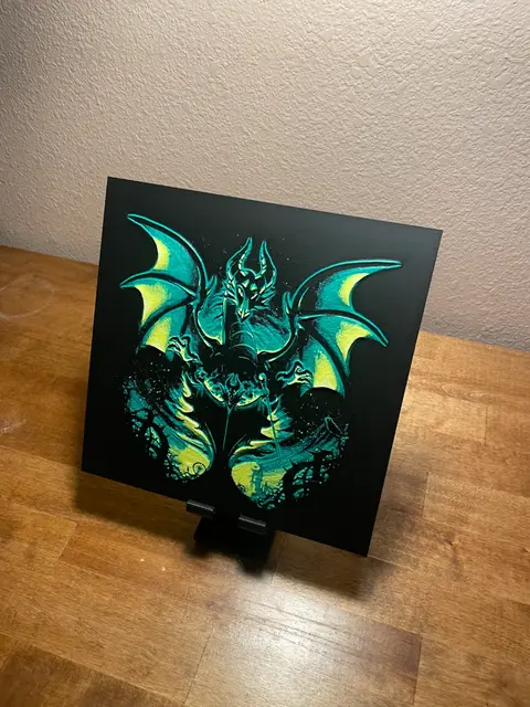 HueForge model: Hueforge - Disney - Maleficent Green Dragon by Cloudy Nostalgia