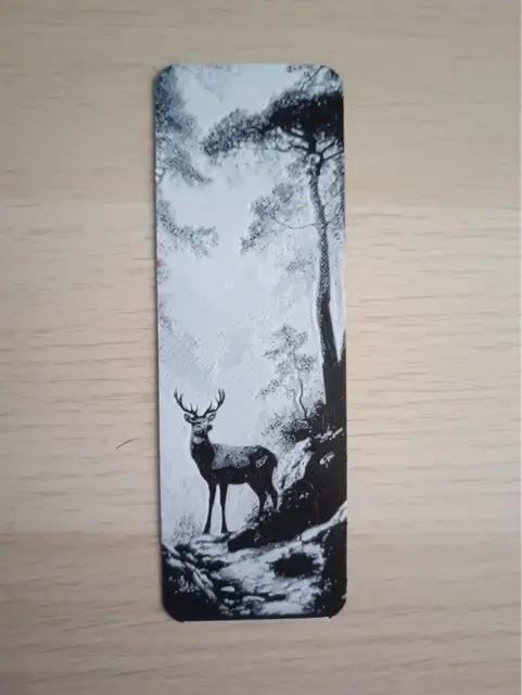 HueForge model: Deer Forest 4 Bookmark by Atrus Design