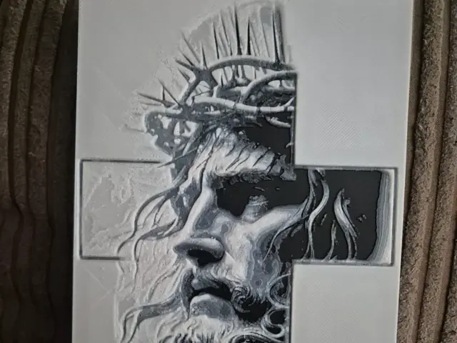 HueForge model: our father jesus hueforge by Buntsta