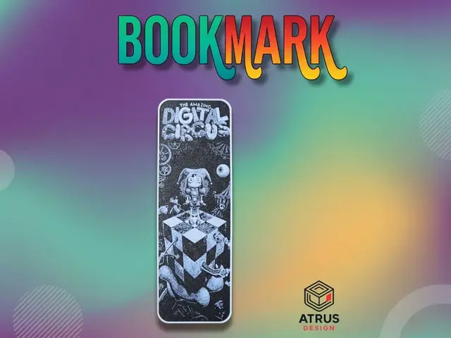 HueForge model: The Amazing Digital Circus Bookmark by Atrus Design