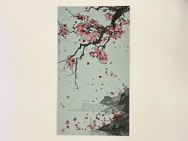 HueForge model: Cherry Blossoms Water Color #1 by 3djd