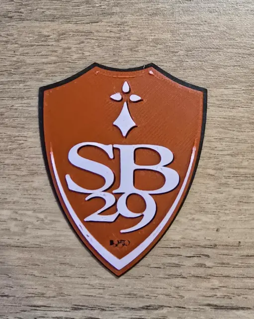 HueForge model: Stade Brestois 29 Logo by Kactus Fpv
