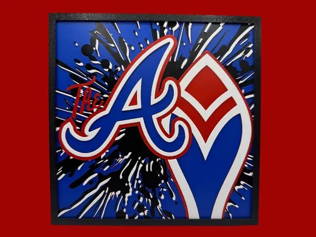 HueForge model: Atlanta Braves - City Connect & Feather - MLB by Canadian Gamer