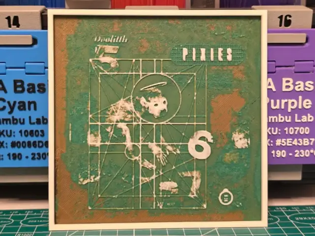HueForge model: Pixies "Doolittle" Album - Hueforge Art by Lumpy3D