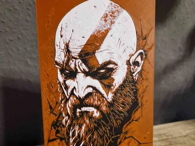HueForge model: Hueforge - Kratos by Schuettdesign
