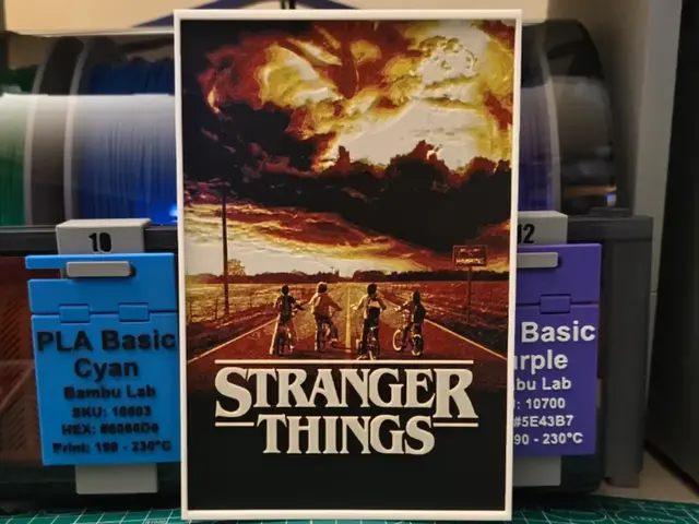 Stranger Things Poster - Hueforge Art