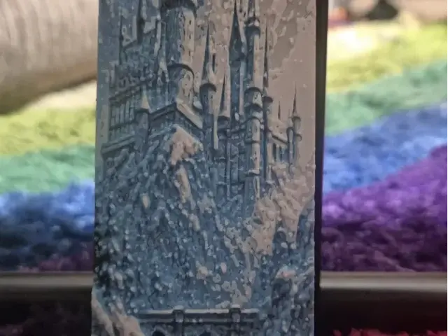 HueForge model: Hoggwarts in the Snow bookmark by Buntsta