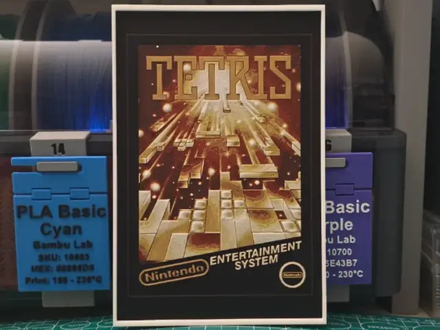 Tetris (NES) Poster - Hueforge Art