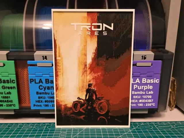Tron: Ares Movie Poster - Hueforge Art