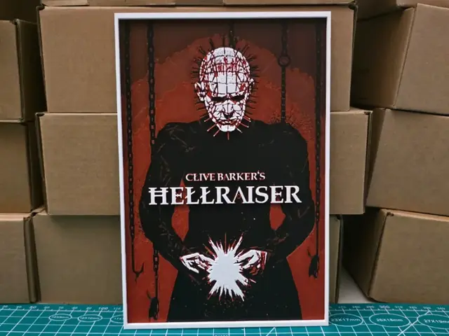 HueForge model: Hellraiser Movie Poster - Hueforge Art by Lumpy3D