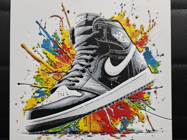HueForge model: Nike Jordan Shoe Art by TheHueforgeLady