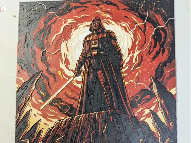 HueForge model: dark vador v4 Darth Vader by ZombiePaint3D
