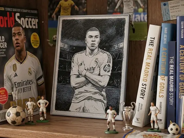 HueForge model: Mbappè Real Madrid - HueForge by keko