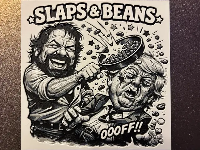HueForge model: Bud Spencer Donald Trump Slaps and Beans Hueforge by Reeftank&more