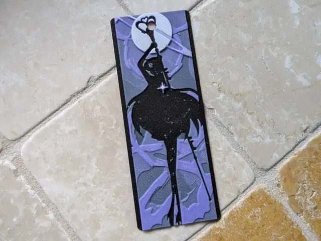 HueForge model: Sailor Pluto Bookmark - Hueforge by suaimondi