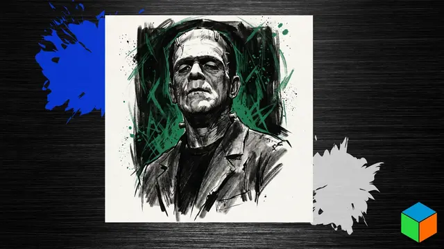 HueForge model: It's Alive — Frankenstein Joins Horror Month ⚡ by 3D Prints By Vic