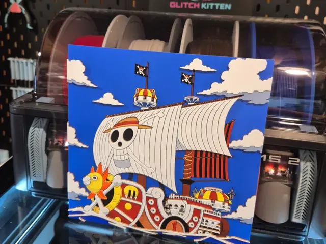 Thousand Sunny - One Piece Hueforge