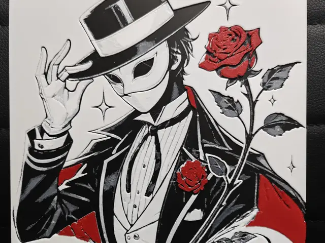 HueForge model: Tuxedo Mask by TheHueforgeLady