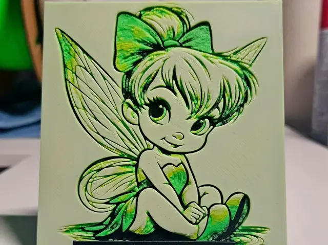 HueForge model: Tinkerbell baby by Mano's 3d_Art