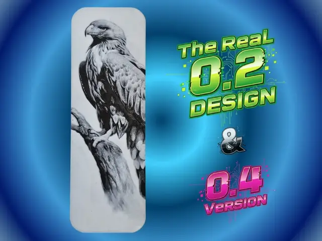 HueForge model: Eagle Bookmark by Atrus Design