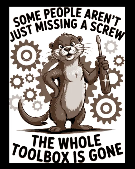 HueForge model: Hueforge Sign art - More than a Screw missing wall sign by BooneCo3d