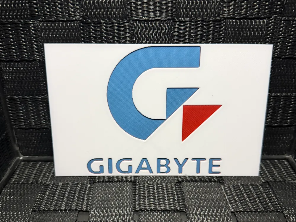 Gigabyte Logo - Hueforge by JoDau HueForge model: Gigabyte Logo - Hueforge by JoDau