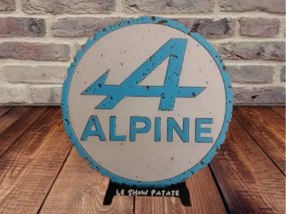 HueForge model: Plaque Vintage Alpine Hueforge by leshowpatate