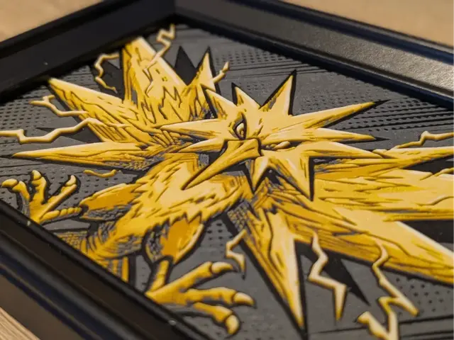 HueForge model: Zapdos Hueforge 7x5 by Nextopia