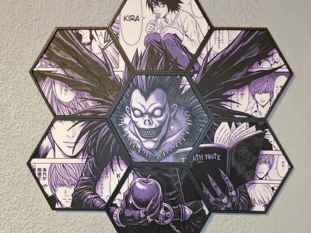 HueForge model: Poster de Ryuk Death Note's modo panal by JGz3DMaker