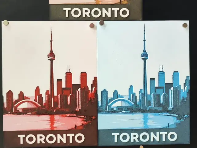 Toronto travel poster - hueforge