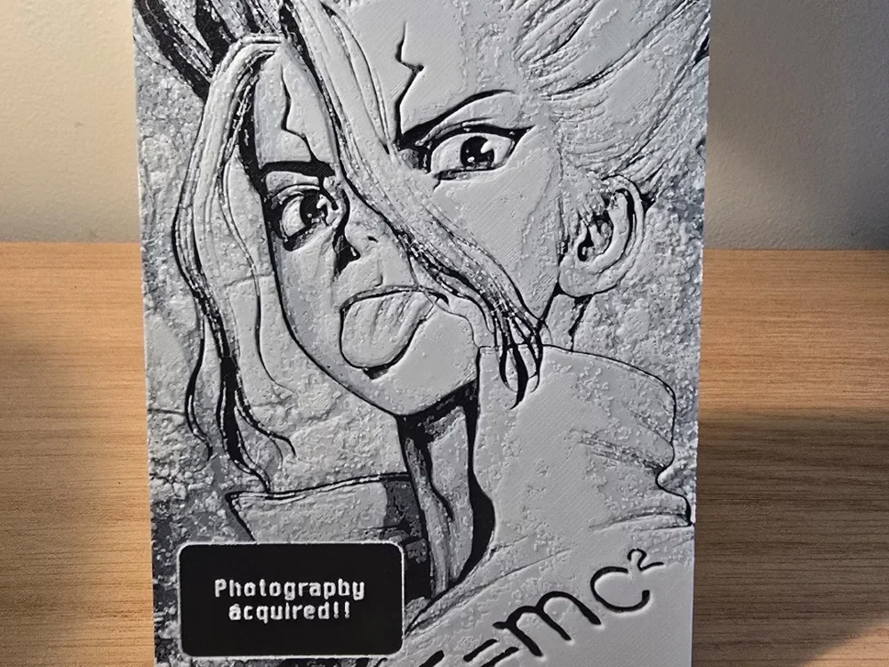 Hueforge - Dr Stone - Senku Ishigami by FxD | Function-X-Design HueForge model: Hueforge - Dr Stone - Senku Ishigami by FxD | Function-X-Design