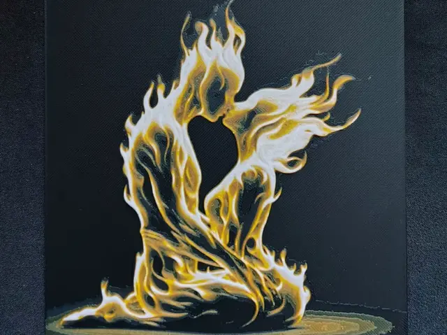 Love in flames HueForge