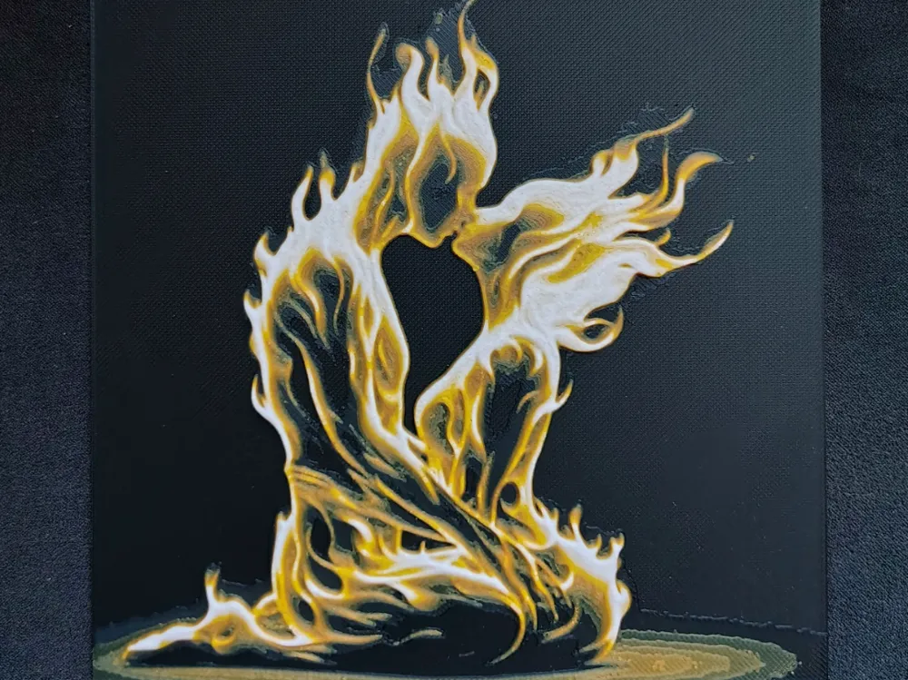 Love in flames HueForge by fD.667 HueForge model: Love in flames HueForge by fD.667