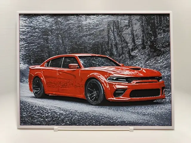 HueForge model: Dodge Charger - Hueforge by BeaN