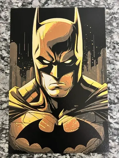 HueForge model: Batman- includes A1 mini (HueForge Print) by Houston713Texan